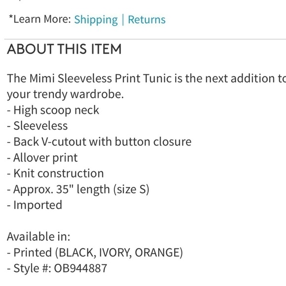 Free people Mimi sleeveless print tunic - Picture 8 of 9